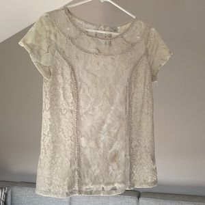 Lauren Conrad Lace Shirt